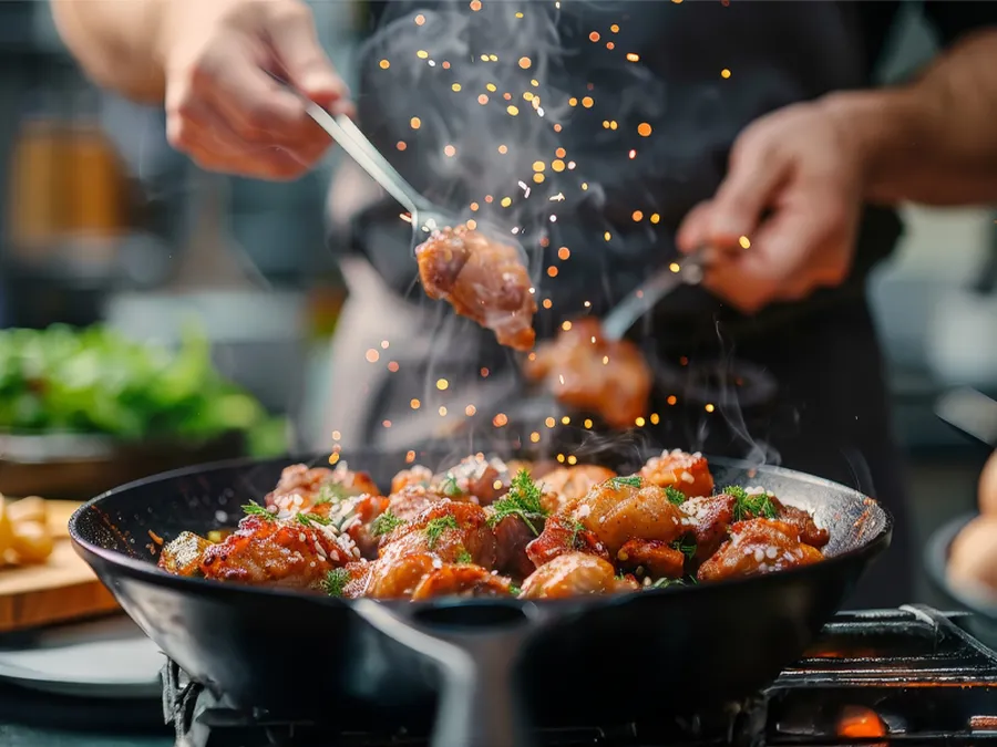 Brille trifft Bratpfanne